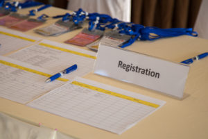 conference registration desk