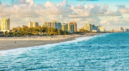 scenic view of ft. lauderdale beach, florida