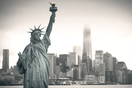 Statue of Liberty New York City Skyline